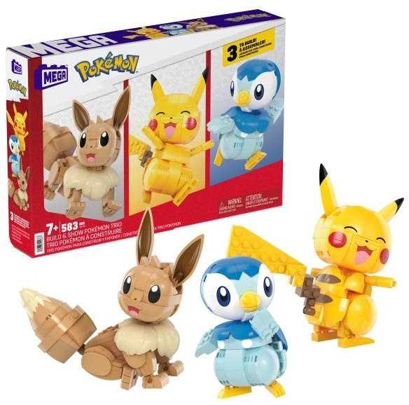 Mega Pokemon - Trio Pokemonów do zbudowania 3-pak