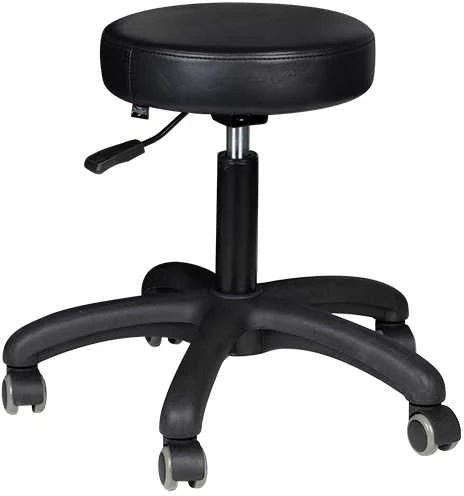 Activeshop Kosmetologinė meistro kėdutė BEAUTY STOOL ELEGANT Juodas