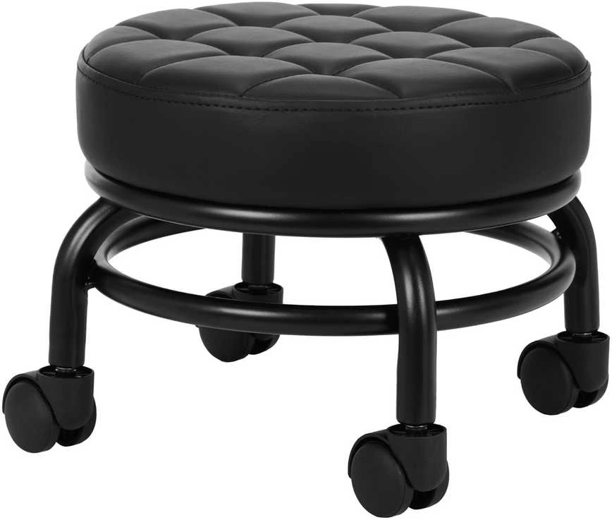 Activeshop Kojų atrama - pedikiūro taburetė 28cm Juodas