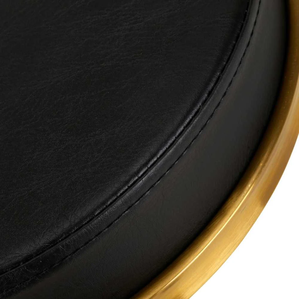 Activeshop Kosmetologinė meistro kėdutė GREEK MODEL 2 Juodas GOLD