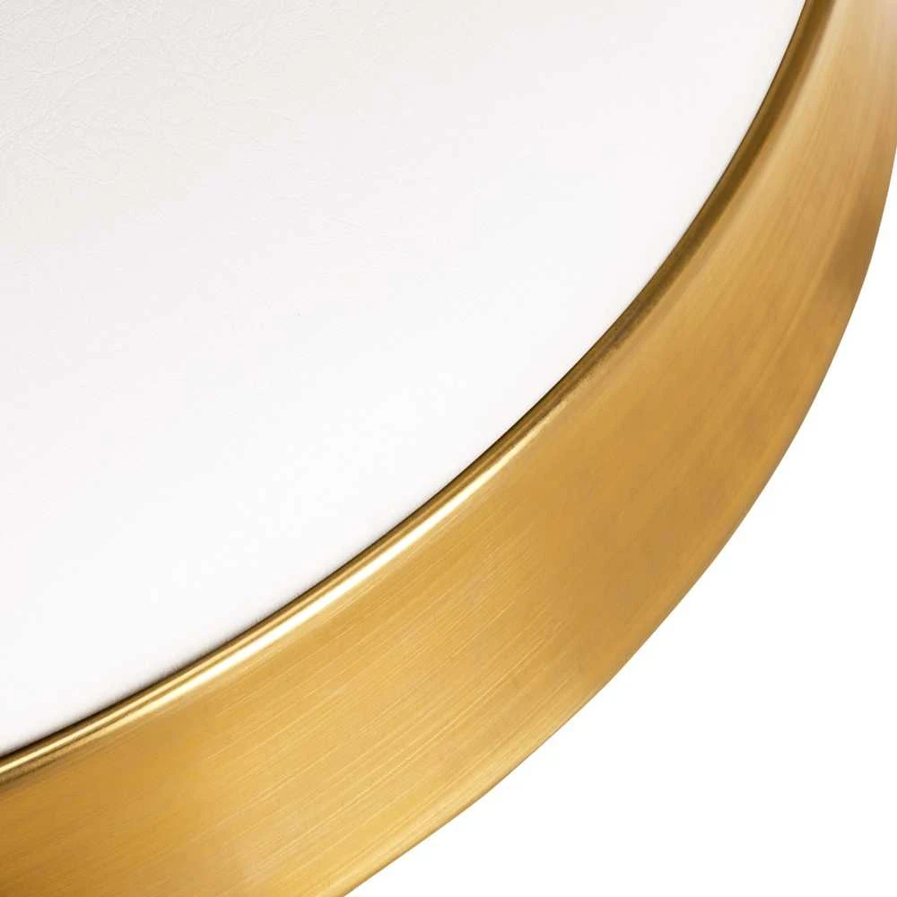 Activeshop Kosmetologinė meistro kėdutė GREEK MODEL 1 Baltas GOLD