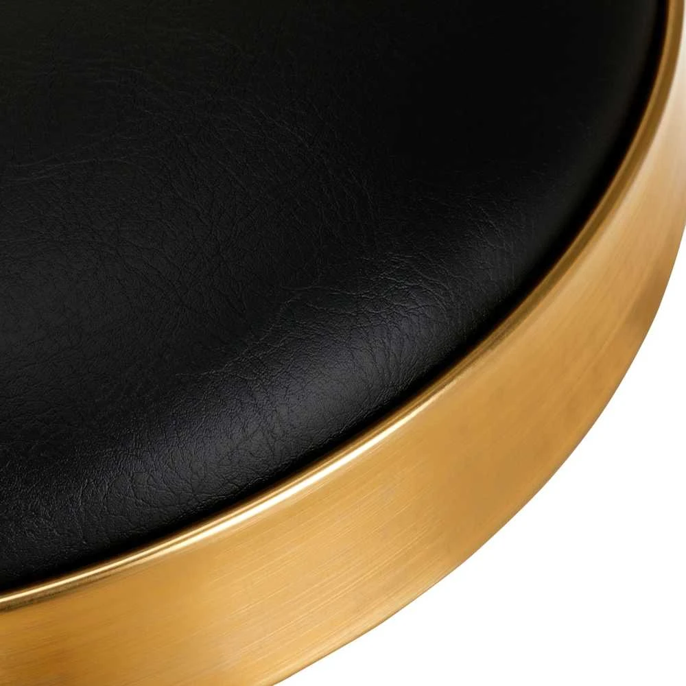 Activeshop Kosmetologinė meistro kėdutė GREEK MODEL 1 Juodas GOLD