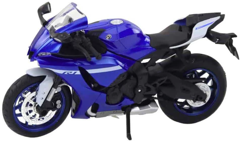 Lean Toys SPORTINIS MOTOCIKLAS METALINIS TAMSIAI MĖLYNAS R1 1:12