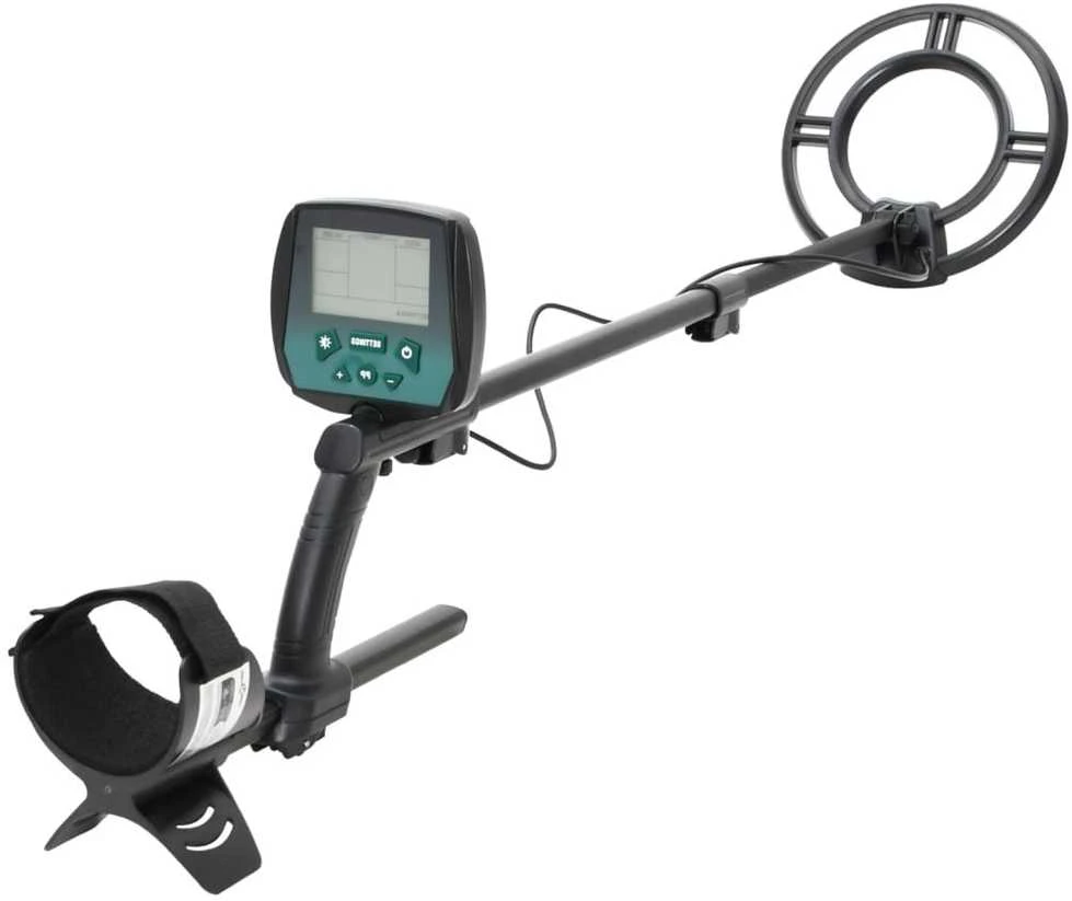 Metalo detektorius 24cm, paieškos gylis, LCD ekranas