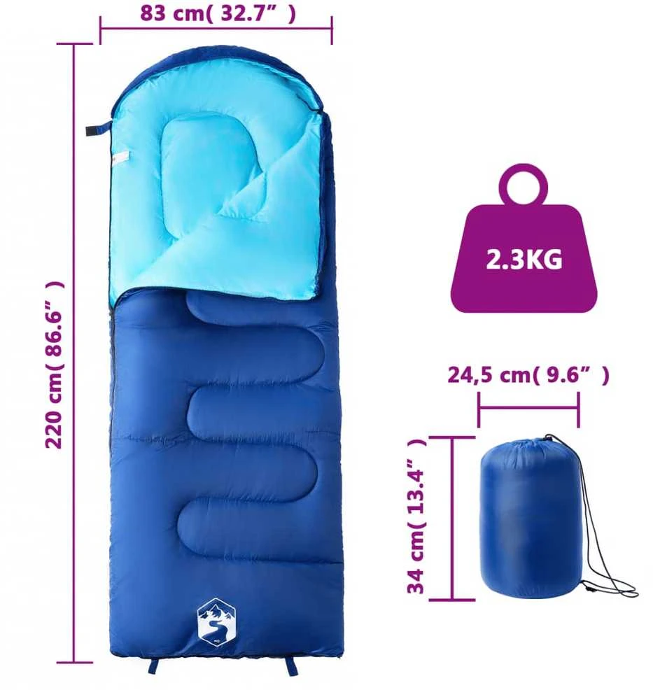Miegmaišis suaugusiems stovyklavimui, 3-4 sezonams