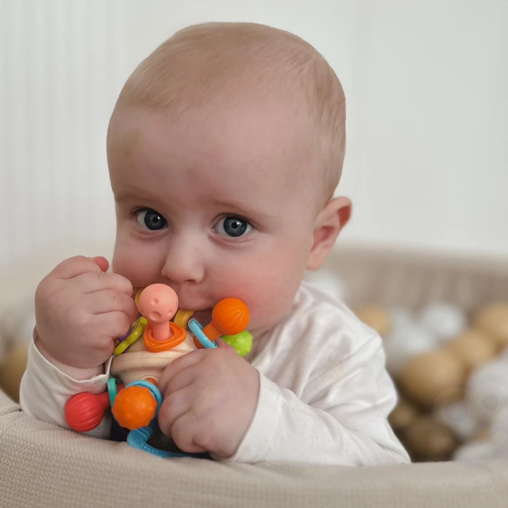 Woopie Baby Woopie kūdikio spalvingas smėlis suformuota žiurkė