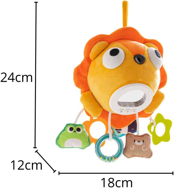 Woopie Baby Minkštas interaktyvus pliušinis liūtas WOOPIE