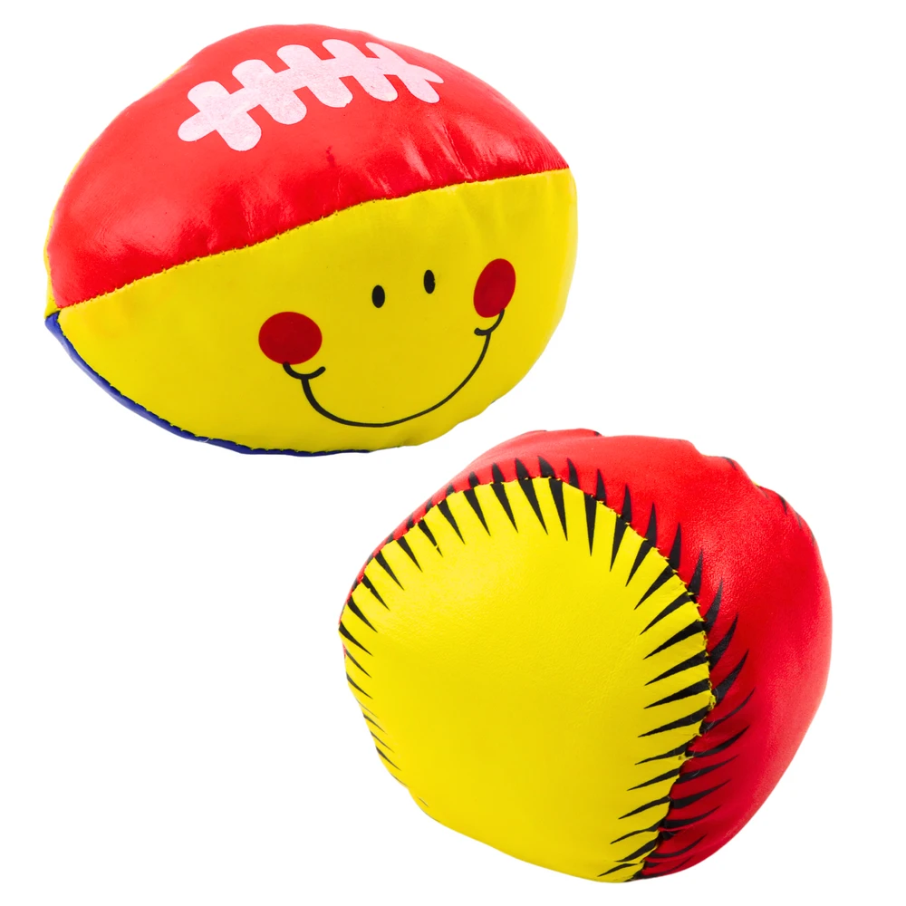 Lean Toys Minkšti sportiniai kamuoliai vaikams, 4 vnt.