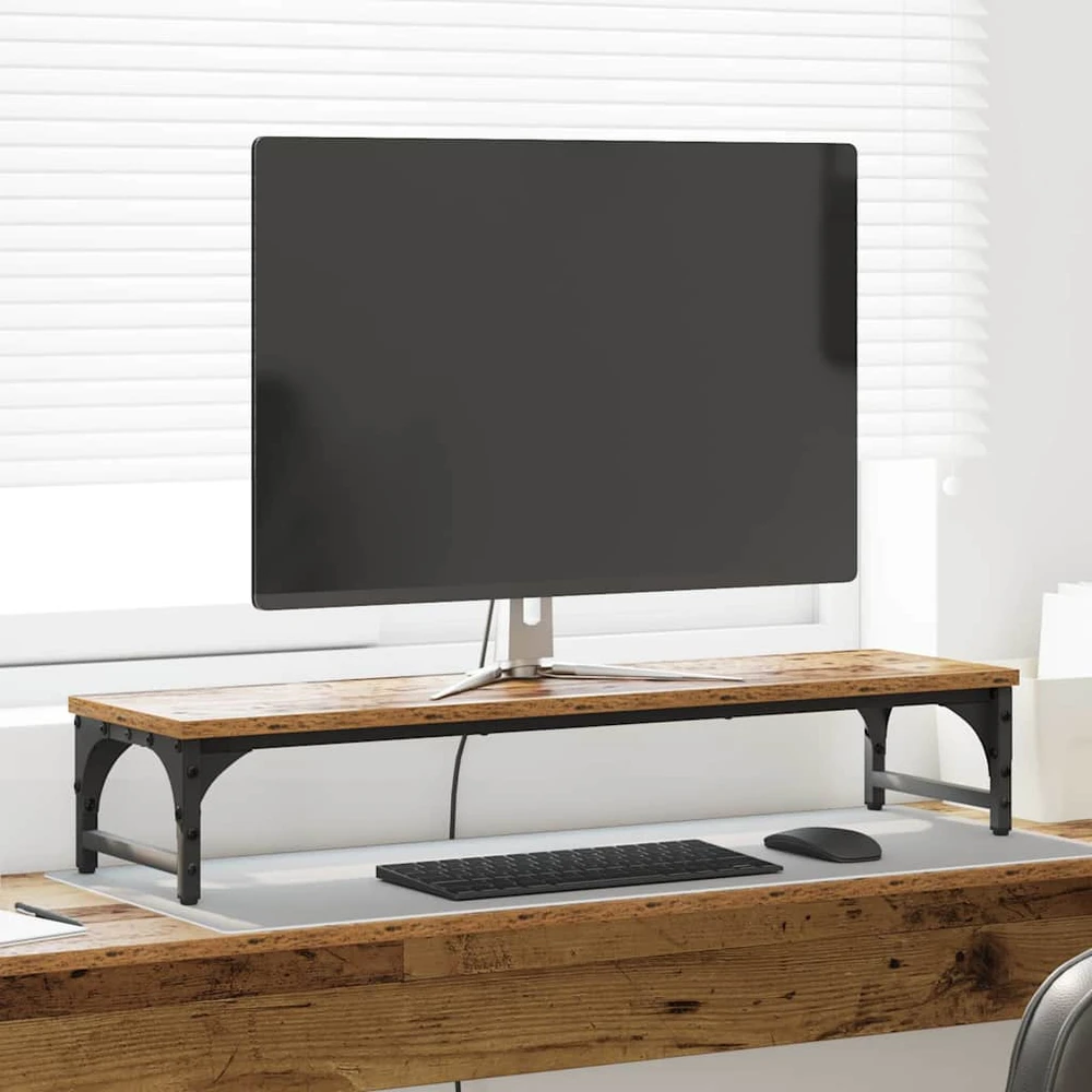 Monitoriaus laikiklis Sendintos medienos 85 x 23 x 15,5 cm