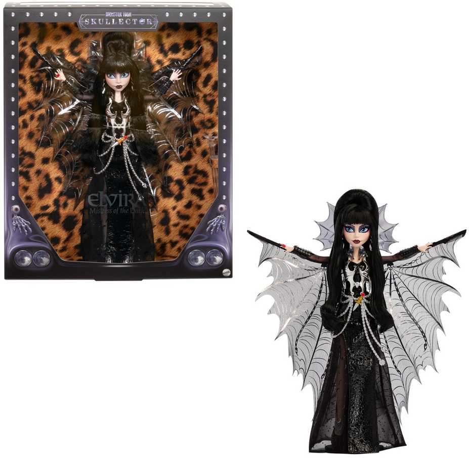 Mattel MONSTER HIGH SKULLECTOR kolekcinė lėlė – Elvira (HYV99)