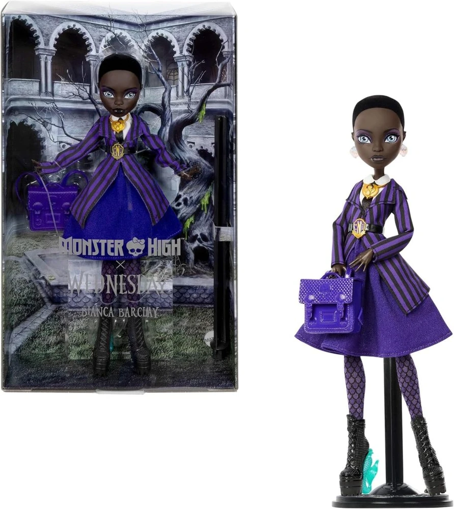Mattel MONSTER HIGH X WEDNESDAY lėlė – Bianca