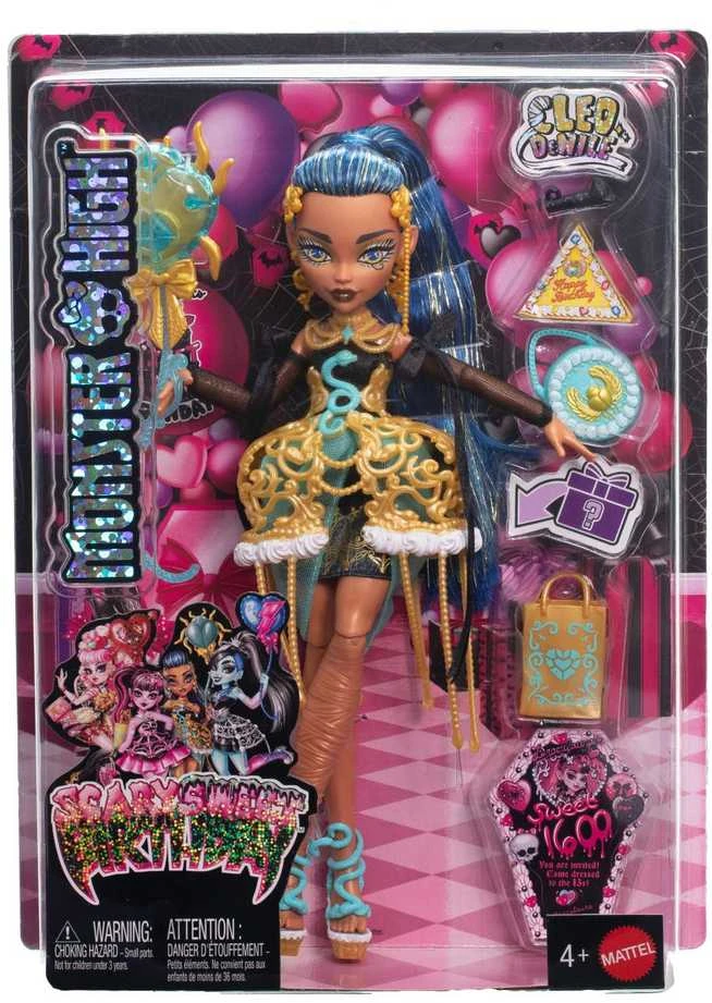 Mattel MONSTER HIGH SWEET BIRTHDAY lėlė – Kleo (JBG76)