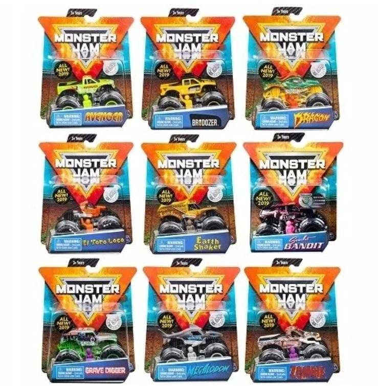 MONSTER JAM visureigis 1:64, 1 vnt.