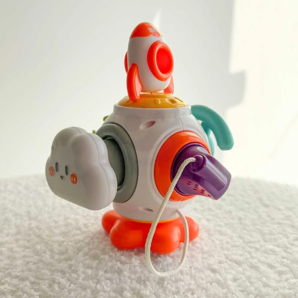 Montessori edukacinė sensorinė raketa vaikams WOOPIE BABY