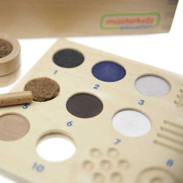 Masterkidz Montessori žaislai medinės kaladėlės 12 vnt