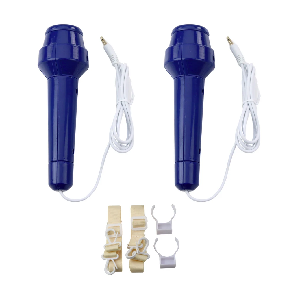 Lean Toys Interaktyvi muzikos kolonėlė vaikams su mikrofonais ir LED šviesomis