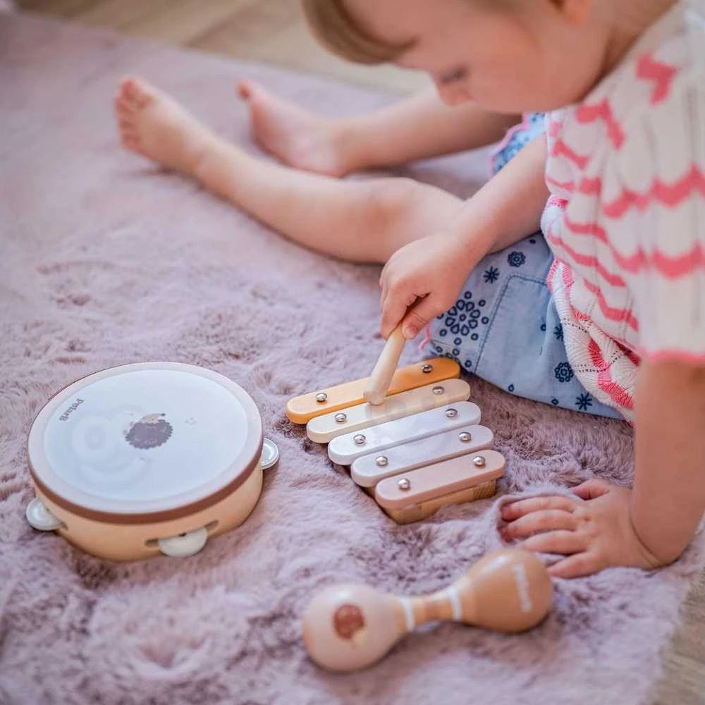 Viga Toys VIGA Muzikiniai Instrumentai Rinkinys PolarB Žalias