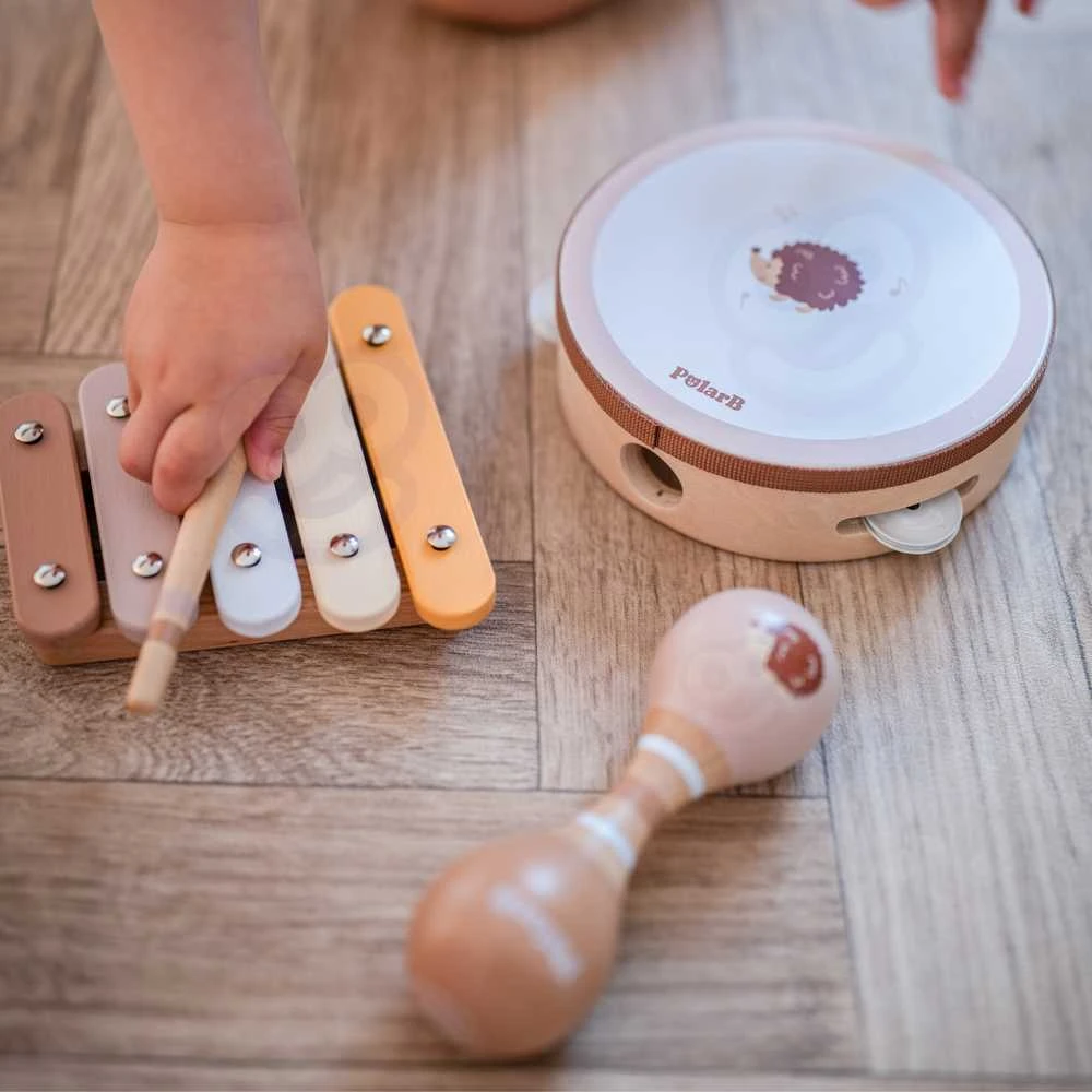 Viga Toys VIGA Muzikiniai Instrumentai Rinkinys PolarB Žalias