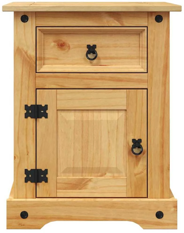 Naktinė spintelė, meksikinė pušis, Corona serija, 53x39x66cm