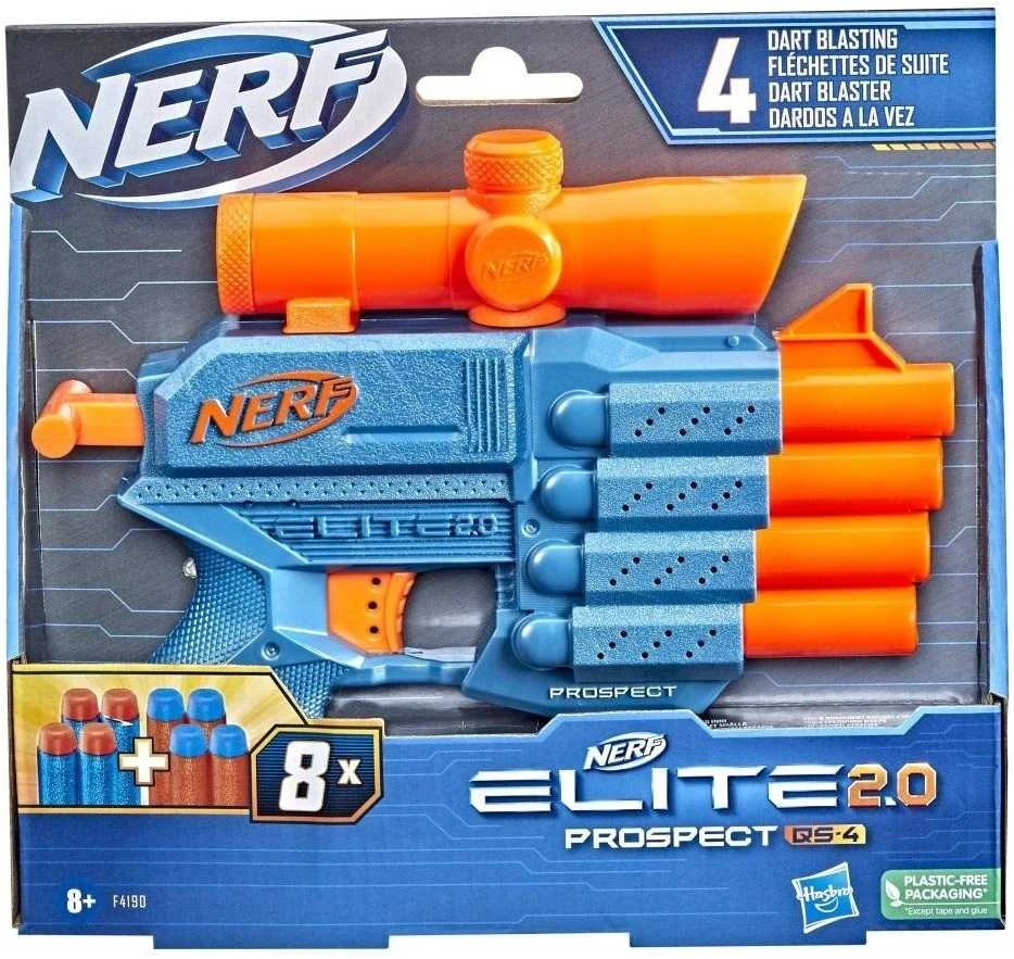 Hasbro NERF Elite 2.0 Šautuvas PROSPECT QS4