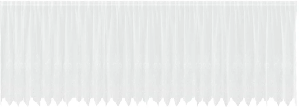 Nėrinių Užuolaida Balta 180 x 750 cm Poliesteris