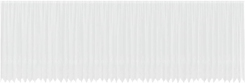 Nėrinių Užuolaida Balta 240 x 1200 cm Poliesteris