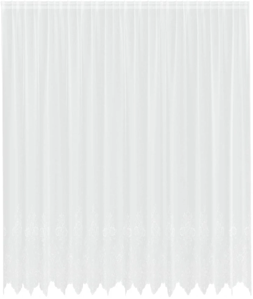 Nėrinių Užuolaida Balta 280 x 400 cm Poliesteris