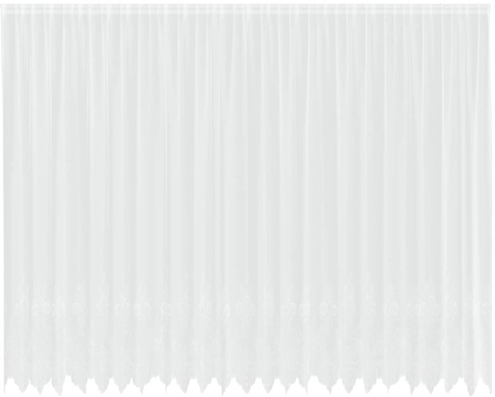 Nėrinių Užuolaida Balta 280 x 600 cm Poliesteris