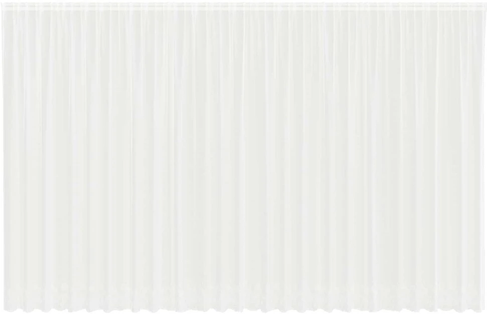Nėrinių Užuolaida Balta 280 x 750 cm Poliesteris