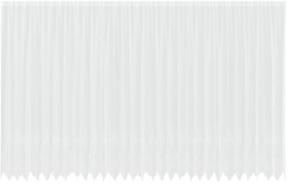 Nėrinių Užuolaida Balta 300 x 750 cm Poliesteris