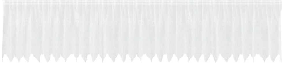 Nėrinių Užuolaida Balta 100x750cm Poliesteris