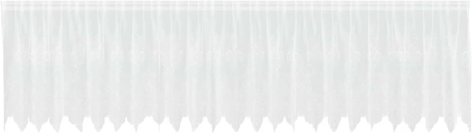 Nėrinių Užuolaida Balta 80 x 600 cm Poliesteris