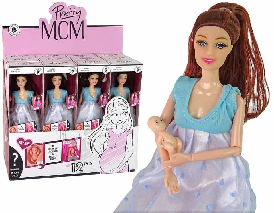 Lean Toys Nėščia lėlė Leantoys
