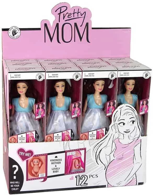 Lean Toys Nėščia lėlė Leantoys