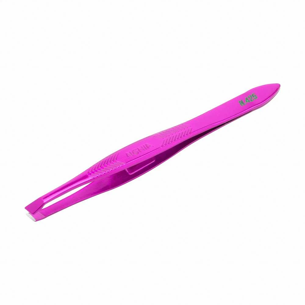 Activeshop Plieninis pincetas Nghia N-425, violetinis