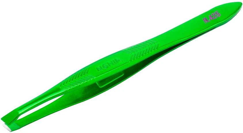 Activeshop Plieninis pincetas Nghia N-425, žalias