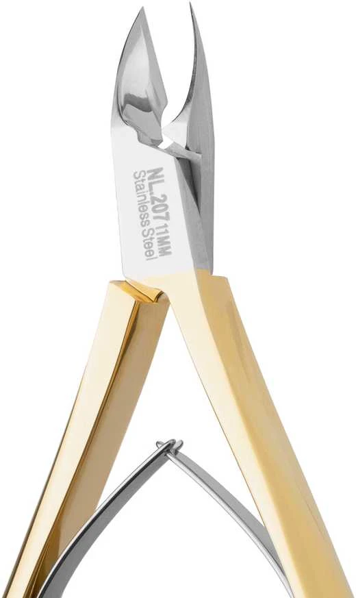 Activeshop Profesionalios Aukso Spalvos Nagų Žnyplės NL.207 11MM