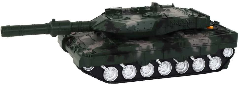 Nuotoliniu būdu valdomas tankas Lean toys, žalias