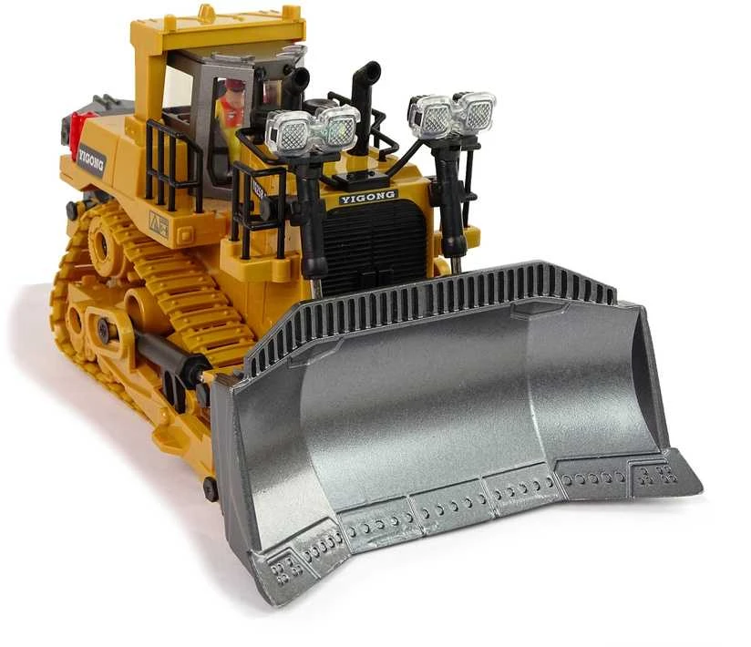 Lean Toys 2.4G nuotolinio valdymo buldozeris su judančiu kaušu