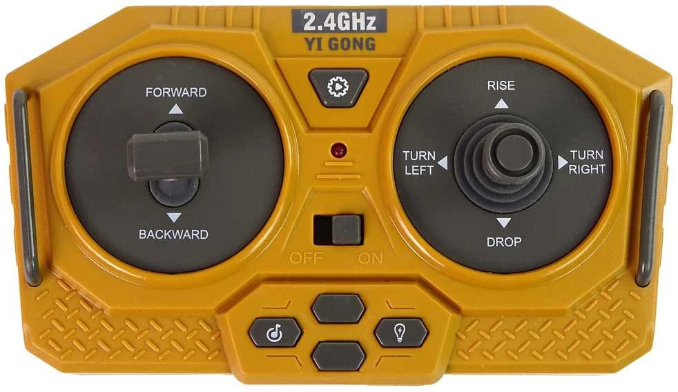 Lean Toys 2.4G nuotolinio valdymo buldozeris su judančiu kaušu