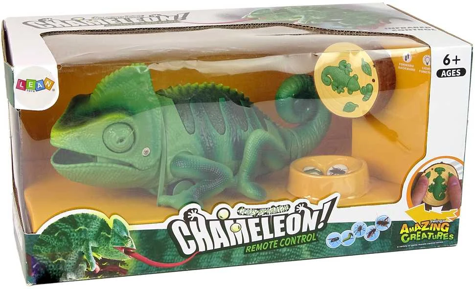 Nuotoliniu būdu valdomas chamelionas Lean Toys, 28 cm