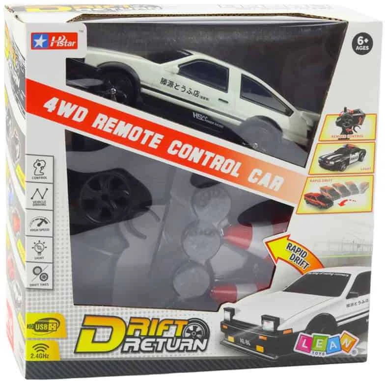 Lean Toys Nuotoliniu būdu valdomas driftinis automobilis RC 4WD