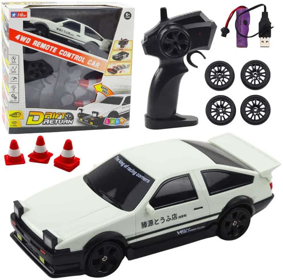 Lean Toys Nuotoliniu būdu valdomas driftinis automobilis RC 4WD