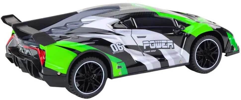 Lean Toys Nuotoliniu Būdu Valdomas Sportinis Automobilis 1:10, 25 km/h, Žalias
