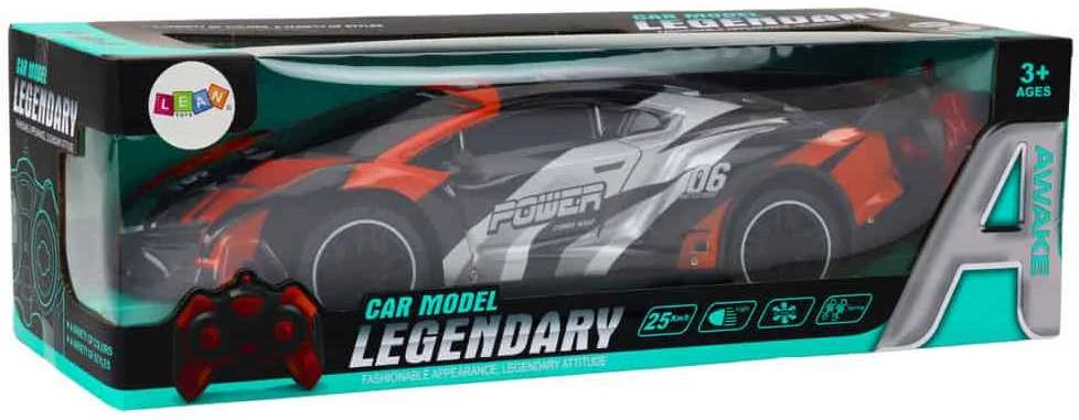 Lean Toys Oranžinis Mašinėlė RC 1:10 Oranžinis Speed ​​iki 25 km/h