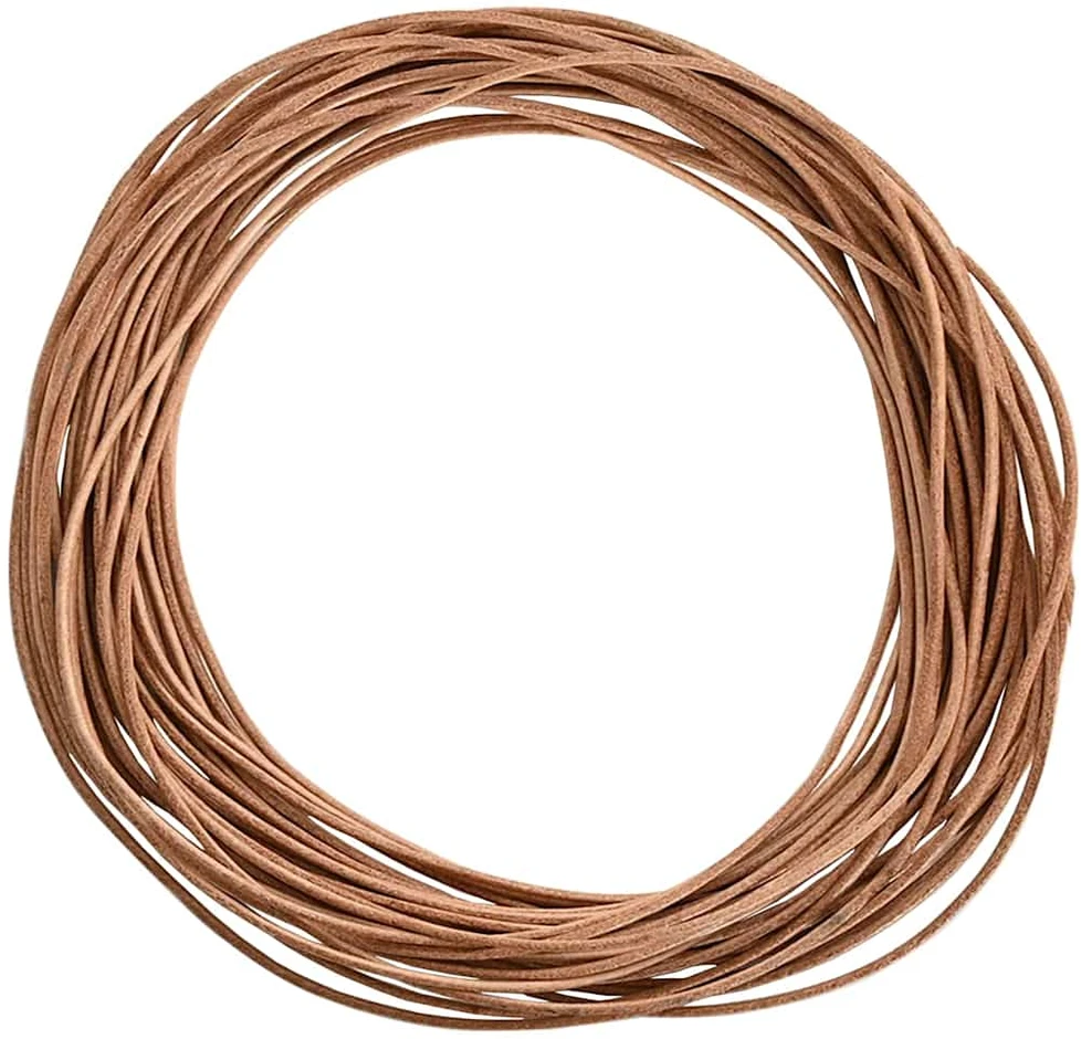 Odinė gija 1 Ruda Ø1 mm x 10 m Oda