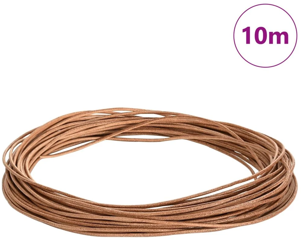 Odinė gija 1 Ruda Ø1 mm x 10 m Oda