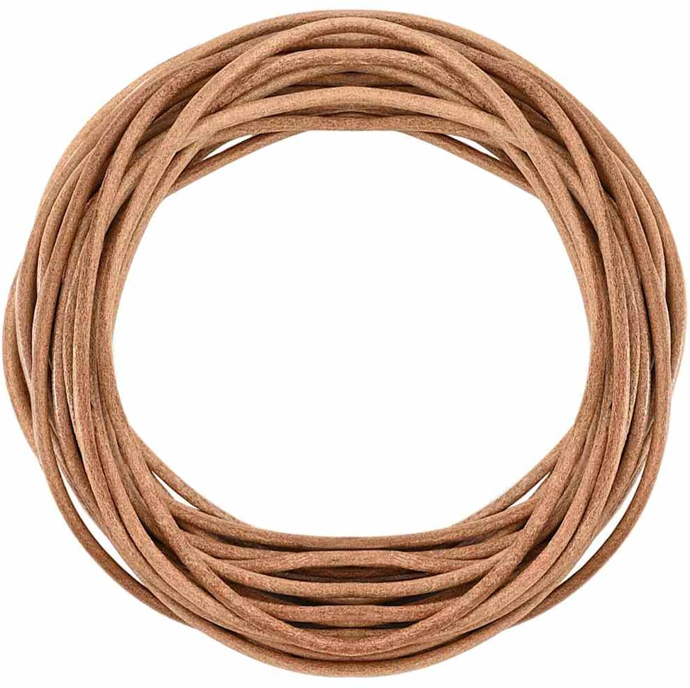 Odinė gija 1 Ruda Ø2,5 mm x 10 m Oda