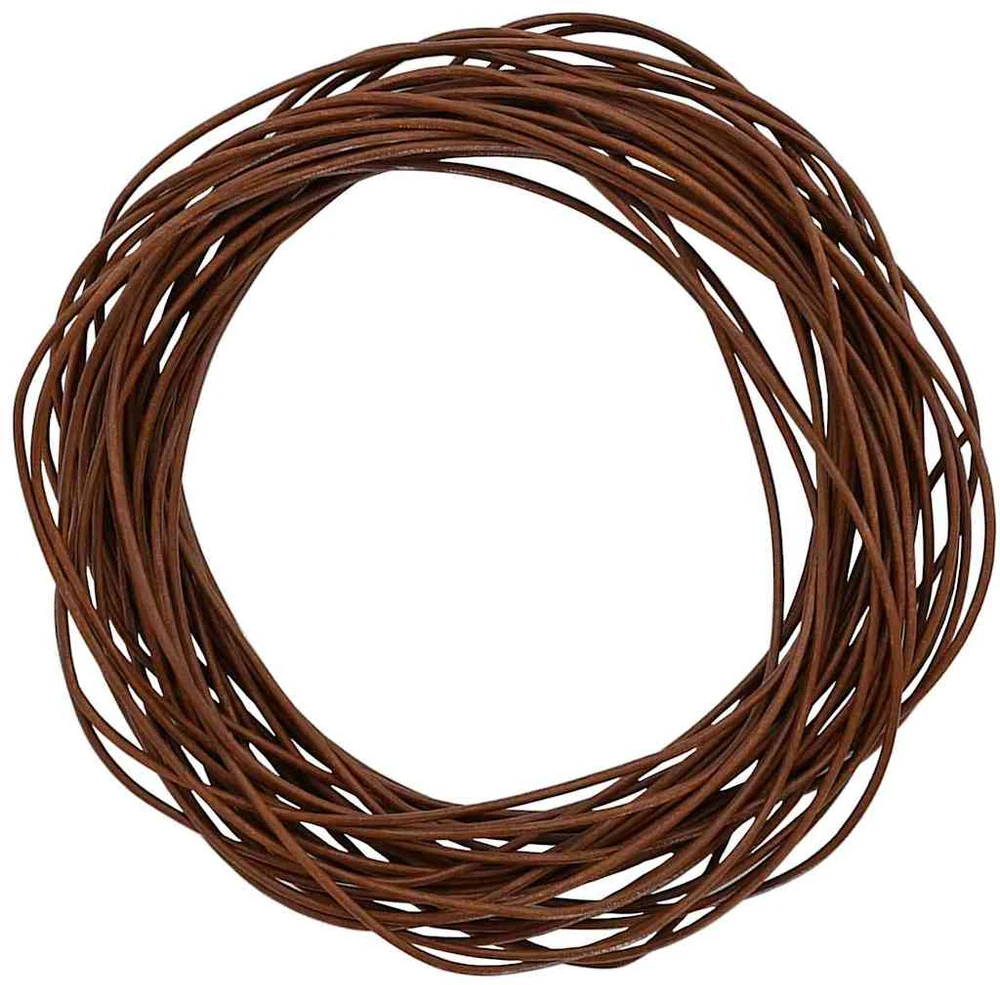 Odinė gija 1 Šviesiai rudas Ø2 mm x 10 m Oda