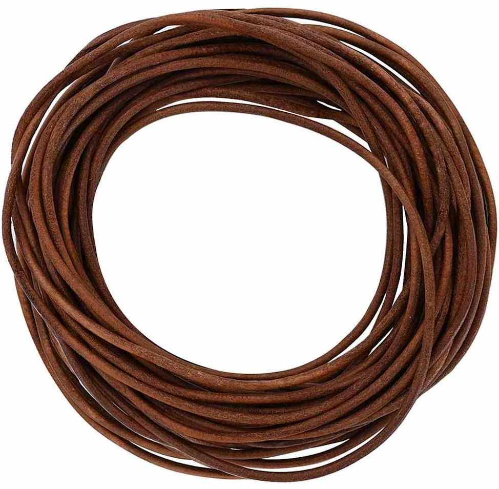 Odinė gija 1 Šviesiai rudas Ø2,5 mm x 10 m Oda